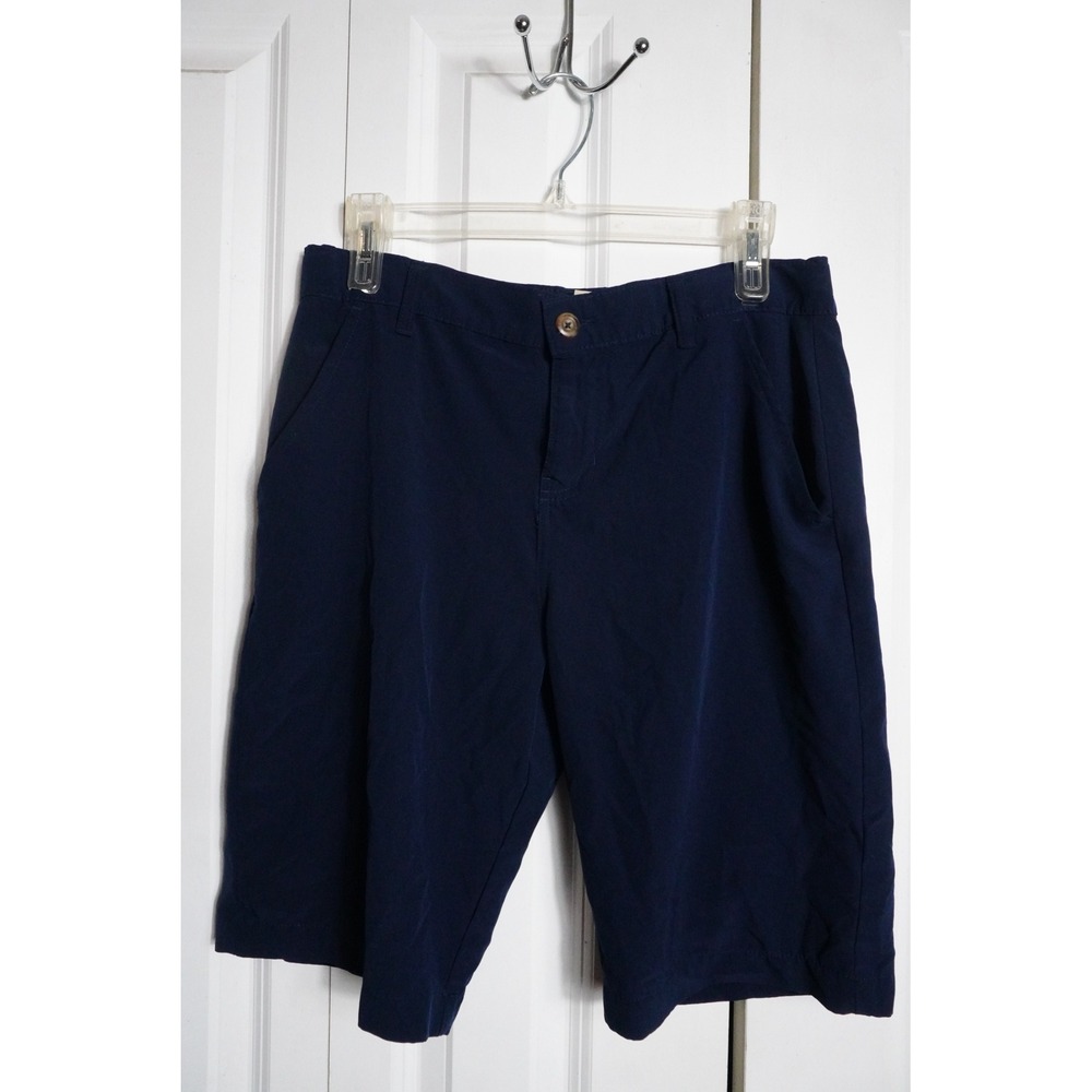 Thereabouts Chino Uniform Shorts Size 20 Boys Classic Minimalist Navy Blue